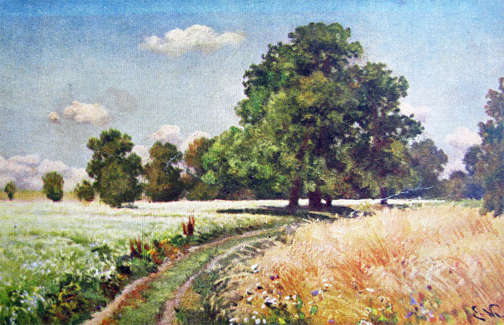 Є. Вржещ. Пейзаж. Видавництво «Разсветъ»